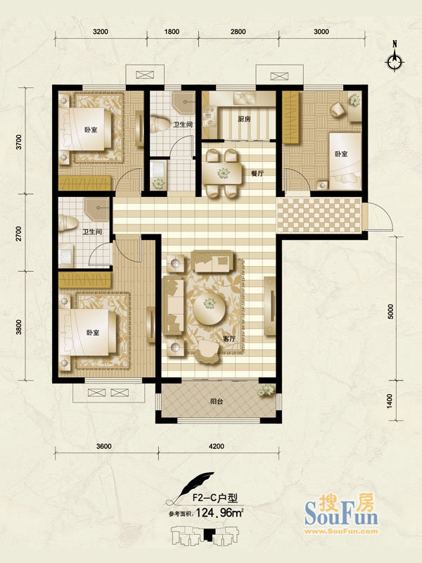 ���҃ɏd���l(w��i)��124.96ƽ��